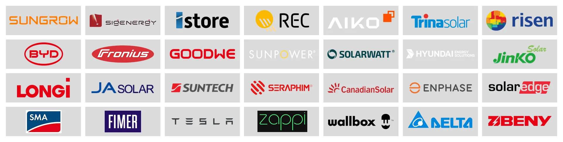 Trusted Solar Brands