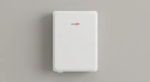 Wall-mounted solar battery installed on a clean wall inside a Rockingham home
