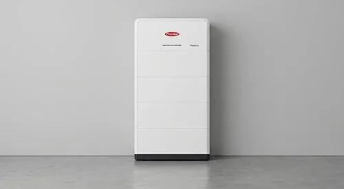 Home energy storage battery installed indoors in Landsdale