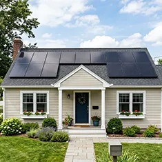 Off-grid solar panels installed on a property near Piara Waters