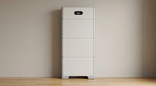 Wall-mounted solar battery installed inside a Piara Waters home