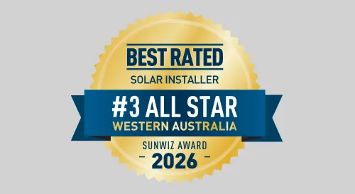 SunWiz Awards 2026 #3 All Star Solar Installer Western Australia